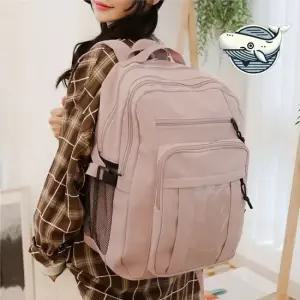 넉넉한 수납 학생용 백팩 세련된 인디핑크 기본백팩 신학기책가방 귀여운백팩 신학기백팩