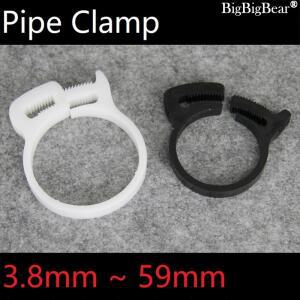10pcs 호스 클램프 3.8 ~ 59mm 플라스틱 라인 워터 파이프  클립 스프링 경련 연료 에어 튜브 피팅 고정 도