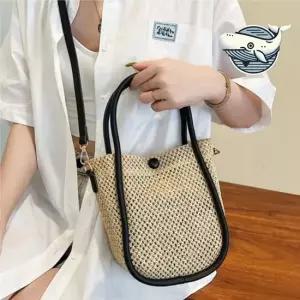 세련된 밀짚가방 데일리 숄더백 여대생 필수 시원한여름가방 직장인데일리백
