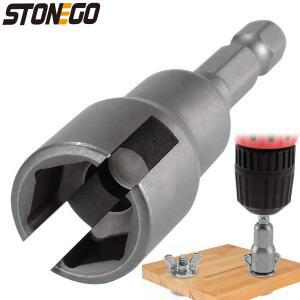 STONEGO 1PC 윙 너트 드릴 소켓 렌치 도구 세트 1/4 육각 섕크 버터 플라이 어댑터 파워 구동 용 65mm