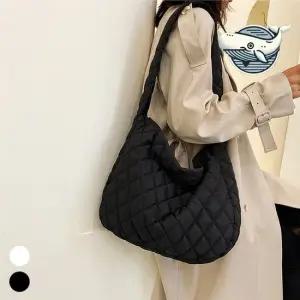 여성 누빔 패딩 숄더백 캐주얼 스타일 가방 패딩가방 패딩백 패딩에코백 패딩숄더백