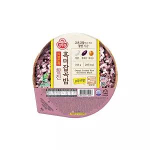 [오뚜기]밥 식감만족 찰진흑미잡곡밥 210g x 12입[35949405]