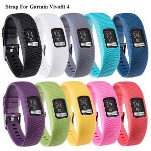 여성용 스마트 호환 워치 실리콘 교체 밴드 Garmin Vivofit 4 활동 GPS기 손목 스트랩 용 액세서리