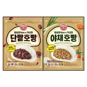 [오뚜기] 발효증숙 단팥호빵 360g + 야채호빵 360g 외 선택e[35949431]