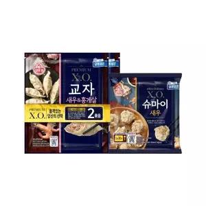 [오뚜기] XO 교자 새우 홍게살 324g 2봉 + 슈마이 새우 만두 133g 2봉e..[35949437]