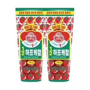 [오뚜기]LIGHT&JOY_1/2하프케찹 760g 2개e[35949481]