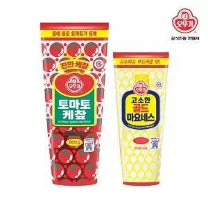 [오뚜기] 토마토 케찹 800g + 골드 마요네즈 500g e[35949480]