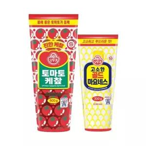 [오뚜기] 토마토 케찹 800g + 골드 마요네즈 300g e[35949487]