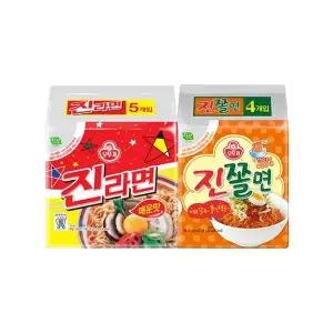 [오뚜기] 진라면 5입 x 2개 + 진쫄면 4입e[35949565]