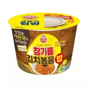 [오뚜기] 컵밥 참기름 김치볶음밥 12개e[35949495]