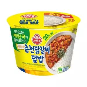 [오뚜기] 컵밥 춘천닭갈비덮밥 6개e[35949516]