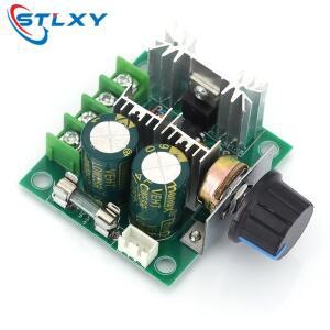Stlxy DC 모터 속도 레귤레이터 PWM 제어 스위치 팬 컨트롤러 12V-40V10A 연속 가변