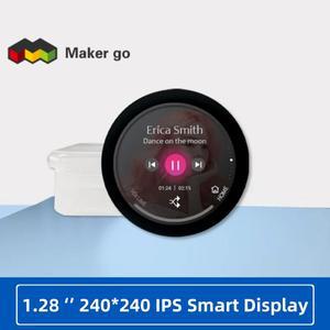 ESP32-C3 IPS LCD 원형 디스플레이 스크린 아두이노 LVGL용 와이파이 블루투스 듀얼 코어 GC9A01 개발 보드