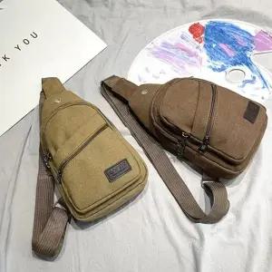 남성 댄디 커플 캐주얼 허리가방 학생가방 메신저백