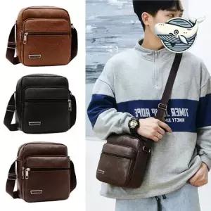 트렌디 남성 크로스백 수납형 가벼운 일상용 가볍고 편한 캐주얼 멀티 지퍼포켓 다용도백