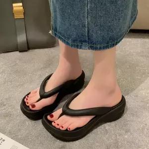 플랫폼 쪼리 푹신한 쿠션 편안한 여름 슬리퍼 3컬러 편한슬리퍼 남성슬리퍼 여름슬리퍼