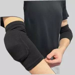 쿠션 팔꿈치 보호대 블랙 2P LMCF-0167