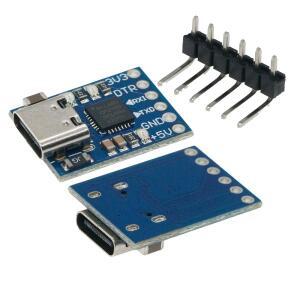 CP2102 Type-C 마이크로 USB-UART TTL 모듈 6핀 직렬 변환기 UArT STC FT232 교체
