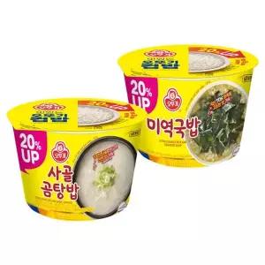 [오뚜기] 컵밥 미역국밥 200g 12개/사골곰탕밥 선택[35952639]