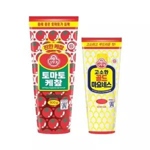 [오뚜기] 토마토 케찹 800g + 골드 마요네즈 500g[35952694]