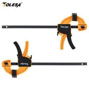 TOLESA 6 목공용 바 클램프 2PCS 한 수동 클램프/스프레더 목재 세트 경량 퀵 체인지 F
