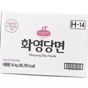 쉐프원 화영 당면 14kg 대용량 업소용 잡채 식자재