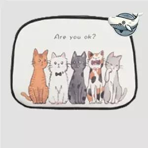 귀여운 고양이 파우치 손가방 빈티지 스타일 귀여운크로스백 동물그림크로스백