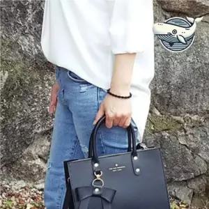 스타일리시 블랙 토트백 간편한 데일리백 데이트 토트백가방 패션가방 대학생가방