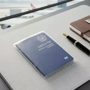 튼튼한 PVC 여권케이스 카드수납 방수 여권지갑 투명 반투명 여행용 보호 커버 여권커버