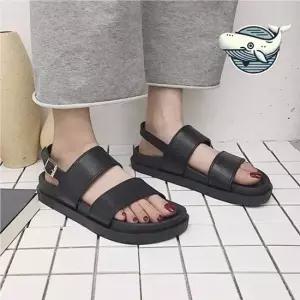 여름 슬리퍼 캐주얼샌들 편안한 굵은스트랩 여성샌들 여성샌달 캐주얼샌들 여성여름샌들