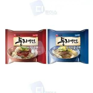 물냉면 농심 둥지냉면 32봉 비냉16입 동치미물냉16입 2종세트