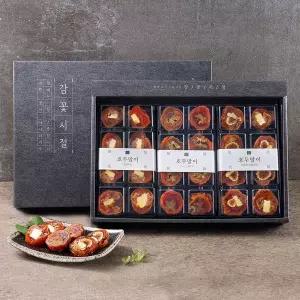 갤러리아 [감꽃시절] 곶감선물세트 (무화과크림치즈 300g+크림치즈 300g+ 호두