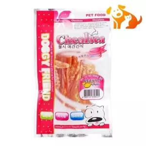 첼시 애견 숯불 슬라이스 사사미 70g 첼시사사미 (W24B31D)