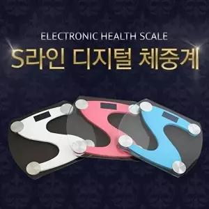 고품질 디지털 체중계 S라인핑크 전자저울 전자체중계 정확한체중계 W1FC2A4