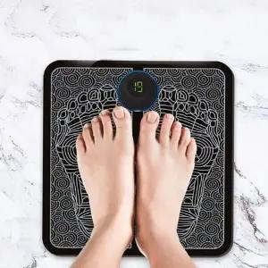 [콩심팥심]휴대용 ems 저주파 발 마사지기 무선 ems 발 마사지기 종아리