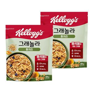 켈로그 통귀리그래놀라, 500g, 2개