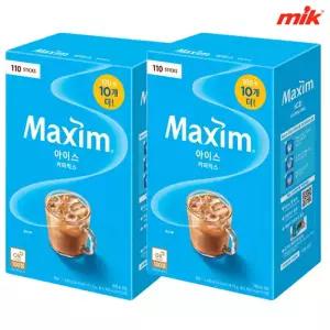 [10%중복쿠 폰]맥심 아이스 커피믹스 110T x 2개 [카누 미니/믹스커피/라떼/더블샷/모카골드/아메리카노]