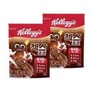켈로그 오곡 첵스초코, 570g, 2개