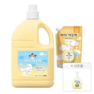 아이깨끗해 대용량 핸드워시 시나모롤 순 4.5L, 1개 + 핸드워시 순 600ml + 증정 (공용기 490mL, 1개)