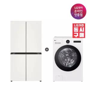 LG 디오스 오브제컬렉션 매직스페이스 냉장고 + LG 트롬 워시콤보 (T875MEE111 + FH25WA)