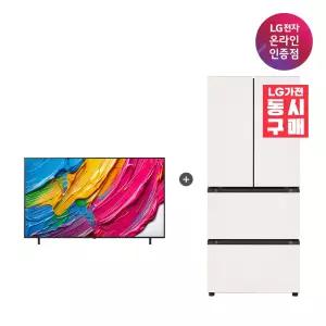 LG QNED AI TV + LG 디오스 오브제컬렉션 김치톡톡 (75QNED75AEA + Z408MEEF23)