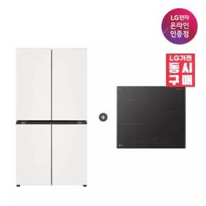 LG 디오스 오브제컬렉션 매직스페이스 냉장고 + LG 디오스 인덕션 (T875MEE111 + BEI3ASB2OE)