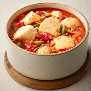 [피코크] 우리집 순두부찌개 500g x 4팩