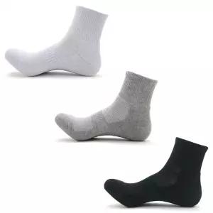 [1PACK] 메쉬 무지 단목 양말 남성 여성 스포츠 두꺼운 이중바닥 쿠션 학생 간호사 여름 골프 헬스 런닝 운동 면 국산