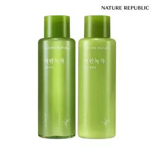[네이처리퍼블릭] 어린녹차 순한 토너 155ml+에멀전55ml