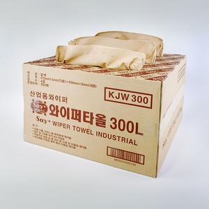 광진산업 산업용 와이퍼 KJW300 대형 300매 기름제거종이 종이보루 세이플러스