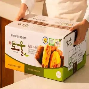 [농부곳간]토울고구마 10kg 긴중 사이즈 호박고구마, 밤고구마