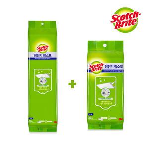 3M 스카치브라이트 대형 정전기 청소포 리필60매+30매