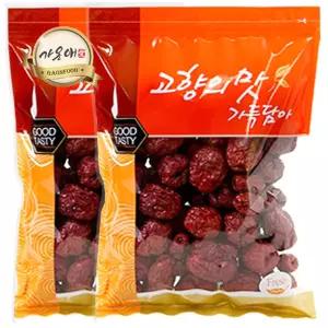 [가온애] 경산 건대추 (특초) 300g x2팩/ 대추 말린대추 특초대추 경산대추 국산 햇건대추 건과일 약재류