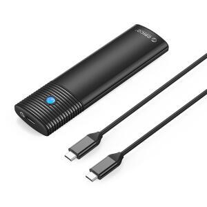 오리코 M.2 NVMe SSD 외장하드케이스 CtoC케이블 냉각핀 방열 USB3.2 Gen2 10Gbps PWM2-G2
